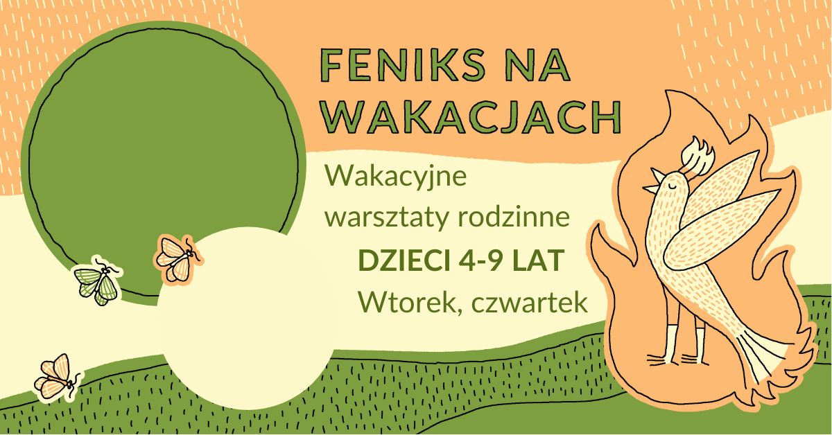 plakat z wesołym feniksem